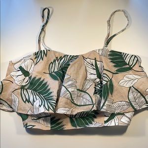 Tropical Cami and Straight Leg Pants Set